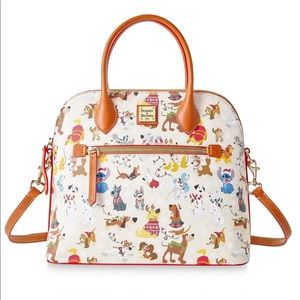 Disney Dooney and Bourke Santas Tails Satchel NWT